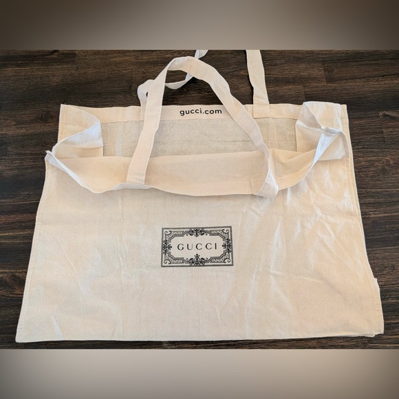 Gucci Cream Canvas Shopper Bag - Picture 1 of 3